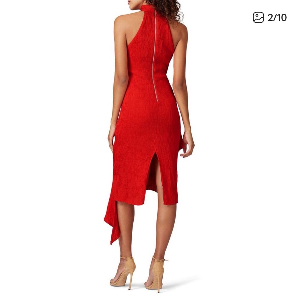 Elliatt Scarlet “Felice” Asymmetrical Midi Dress from Revolve - Picture 2 of 12